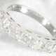 Ring: exklusiver Halbmemoire-Platinring, große Diamanten im seltenen Assher-Cut, 2,28ct - photo 1