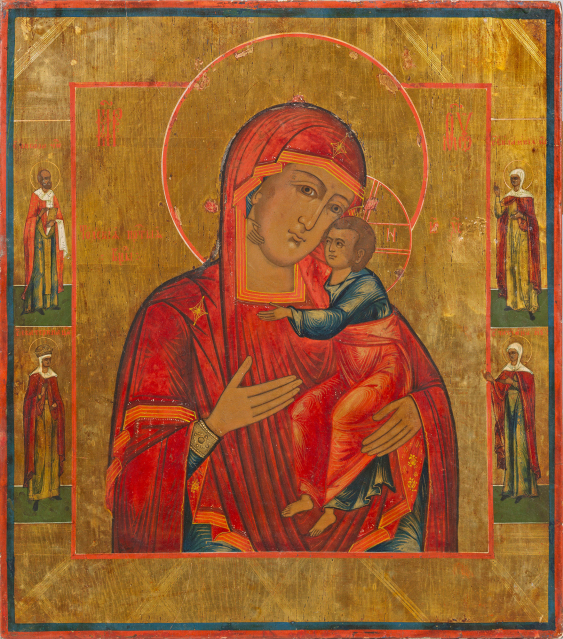 Icon "mother of God of the Tolga" — catalog Great Art Auction, No 168