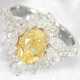 Ring: exquisiter Diamantring mit Zweikaräter "Canary-Fancy Intense Yellow", GIA-Report - photo 1