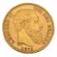 Belgien/GOLD - 20 Francs 1870 - фото 1