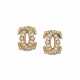 CARTIER GOLD AND DIAMOND 'PENELOPE' EARRINGS - photo 1