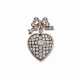 LATE 19TH CENTURY DIAMOND HEART-SHAPED PENDANT - photo 1