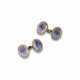 ANTIQUE GOLD AND SAPPHIRE CUFFLINKS - photo 1