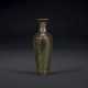 A SMALL MOTHER-OF-PEARL-INLAID BLACK-LACQUERED VASE - photo 1