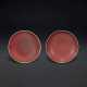 TWO COPPER-RED-GLAZED DISHES - photo 1