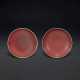 TWO COPPER-RED-GLAZED DISHES - фото 1