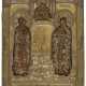 LARGE RUSSIAN ICON SHOWING THE MOTHER OF GOD 'DELIVERANCE OF THE SUFFERING FROM DISTRESS', ST. EUDOKIA AND ST. THEODOSIA - фото 1