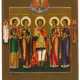 RARE RUSSIAN ICON SHOWING THE SAINTS OF DECEMBER 13 - photo 1
