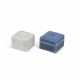 TWO PORCELAIN SEAL PASTE BOXES AND COVERS - Foto 1