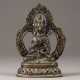 EINE SITZENDE FIGUR VON PADMASAMBHAVA AUS BRONZE - Foto 1