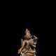 Figur des Avalokiteshvara aus Kupfer - Foto 1