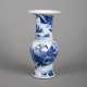 'Yenyen'-Vase aus Porzellan mit unterglasurblauem Landschaftsdekor - photo 1