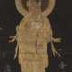 Buddhistische Malerei mit Darstellung des Kannon, Tusche, wenig Farbe und Gold auf Papier - Foto 1