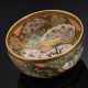 Schale und Teekännchen aus Satsuma-Porzellan mit feinem Dekor - Foto 1