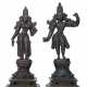 Zwei Bronzen, Rama und Devi - photo 1