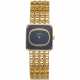 PATEK PHILIPPE, REF. 4183/1J-200, A FINE 18K YELLOW GOLD BRACELET WATCH WITH BLUE DIAL - photo 1