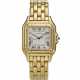 CARTIER, REF. 883968, PANTHÈRE, A FINE 18K YELLOW GOLD CUSHION-SHAPED QUARTZ WRISTWATCH WITH DATE - фото 1