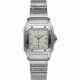 CARTIER, REF. 2319, SANTOS GALBEE, A FINE STEEL CUSHION-SHAPED WRISTWATCH WITH DATE - Foto 1