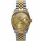 ROLEX, REF. 16013, DATEJUST, A FINE STEEL AND 18K YELLOW GOLD WRISTWATCH WITH DATE AND DIAMOND-SET DIAL - photo 1