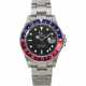 ROLEX, REF. 16710, GMT-MASTER II, “PEPSI”, A FINE STEEL GMT WRISTWATCH WITH DATE - Foto 1