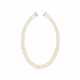 NO RESERVE | DAVID WEBB DOUBLE-STRAND CULTURED PEARL AND DIAMOND NECKLACE - Foto 1
