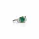 NO RESERVE | EMERALD AND DIAMOND RING - фото 1