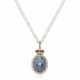 NO RESERVE | MULTI-GEM AND DIAMOND NECKLACE AND LOCKET PENDANT - фото 1