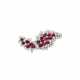 BROCHE RUBIS ET DIAMANTS - photo 1