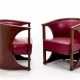A pair of tub armchairs of the series "428" - Foto 1