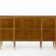 Sideboard with three folding doors and four doors in solid wood and veneered - Foto 1