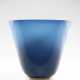 Blue incamiciato glass vase - photo 1