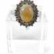 OPAL-DIAMANT-RING, 585WG - photo 1