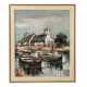 CARZOU, Jean, CIRCLE (painter/ 20th c.), "Boat Harbor", - Foto 1