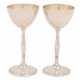 AMERICA pair of stemmed goblets, 925, around 1900 - фото 1