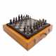 Chess set with iron and pewter pieces, 1920s/30s, - Foto 1