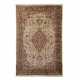 Oriental carpet with silk. ISFAHAN/PERSIA, 273x183 cm, 20th c. - фото 1