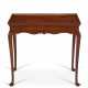 A QUEEN ANNE CHERRYWOOD TRAY-TOP TEA TABLE - фото 1