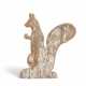 A CARVED AND PAINT-DECORATED WOOD SQUIRREL WEATHERVANE - фото 1