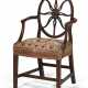 THE MAJOR GENERAL ISAAC RIDGEWAY TRIMBLE FEDERAL CARVED AND FIGURED MAHOGANY ARMCHAIR - Foto 1