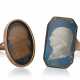 TWO AMERICAN GOLD `GEORGE WASHINGTON` MOURNING RINGS - фото 1