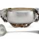 AN AMERICAN SILVER AND COPPER TWO HANDLED PUNCH BOWL AND LADLE - Foto 1