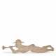 A CARVED WOOD WHALER WEATHERVANE - Foto 1
