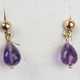 Amethyst Ohrringe - GG 585 - photo 1