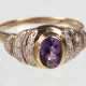Amethyst Brillant Ring - GG 585 - Foto 1
