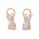 CHRIST earrings with diamonds total approx. 0.3 ct, - photo 1