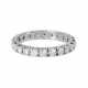 Memo ring all around with diamonds total ca. 1,33 ct, - фото 1