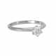 Solitaire ring with diamond ca. 0,4 ct (hallmarked), - photo 1