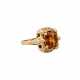 Ring with fine citrine, - photo 1