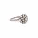 Ring with diamonds total ca. 0,95 ct, - photo 1