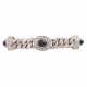 Bracelet with 5 sapphire cabochons and diamonds - Foto 1